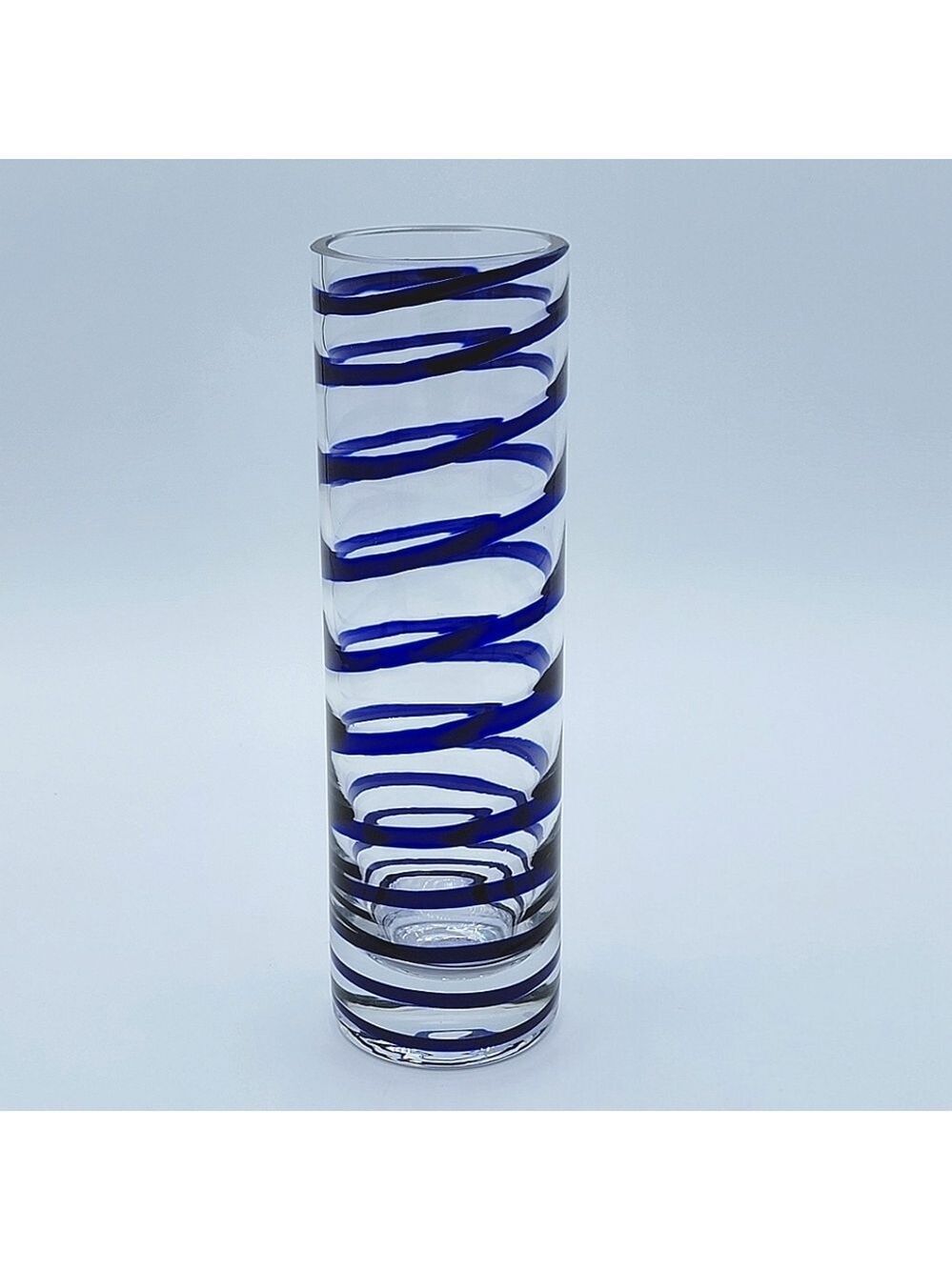 Kate Spade Lenox Blue Swirl Vase #1959